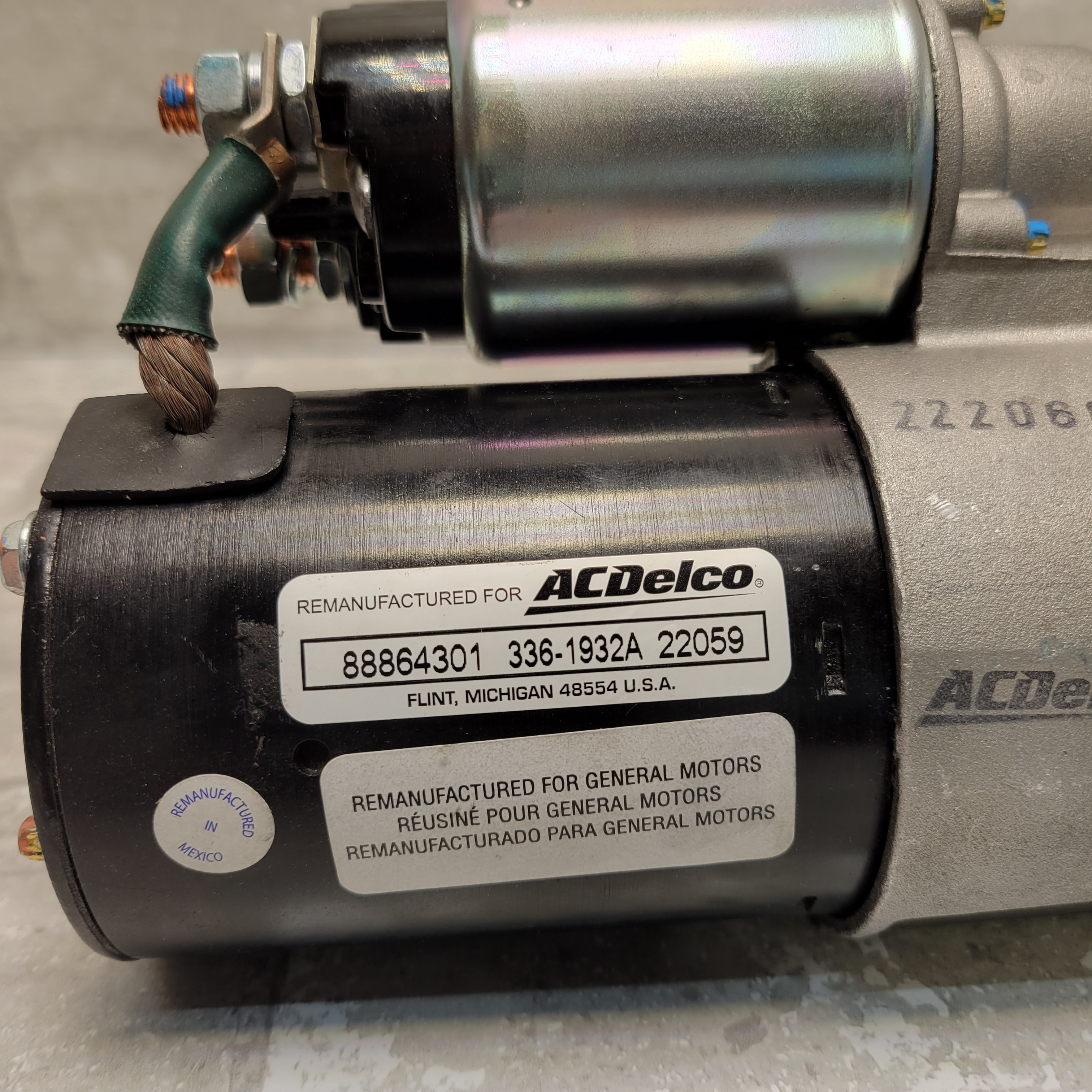 Starter Motor ACDelco 336-1932A (7942938951918)